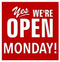 Opening MONDAY May 18th!